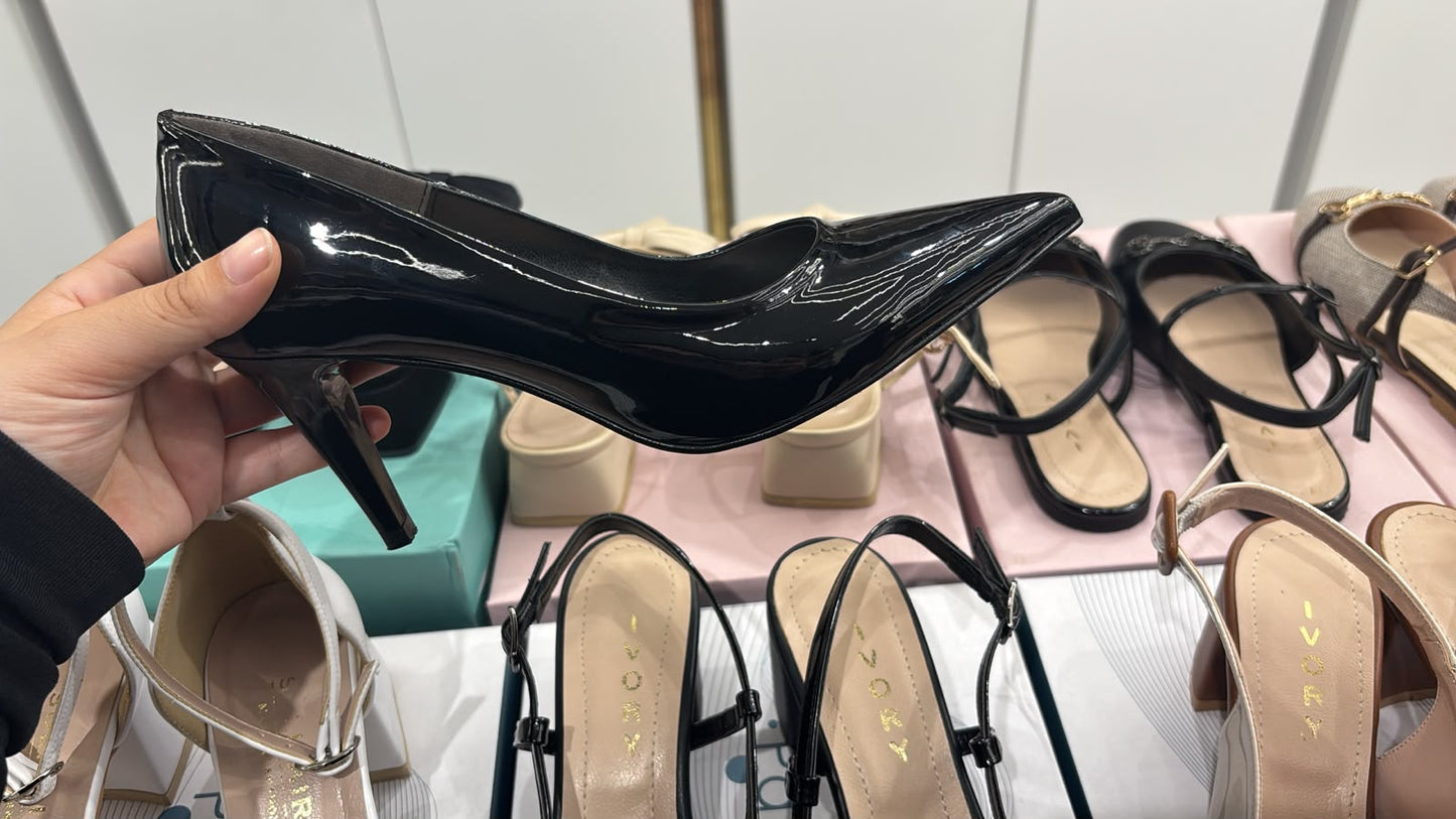 Classic Patent Stiletto Pump