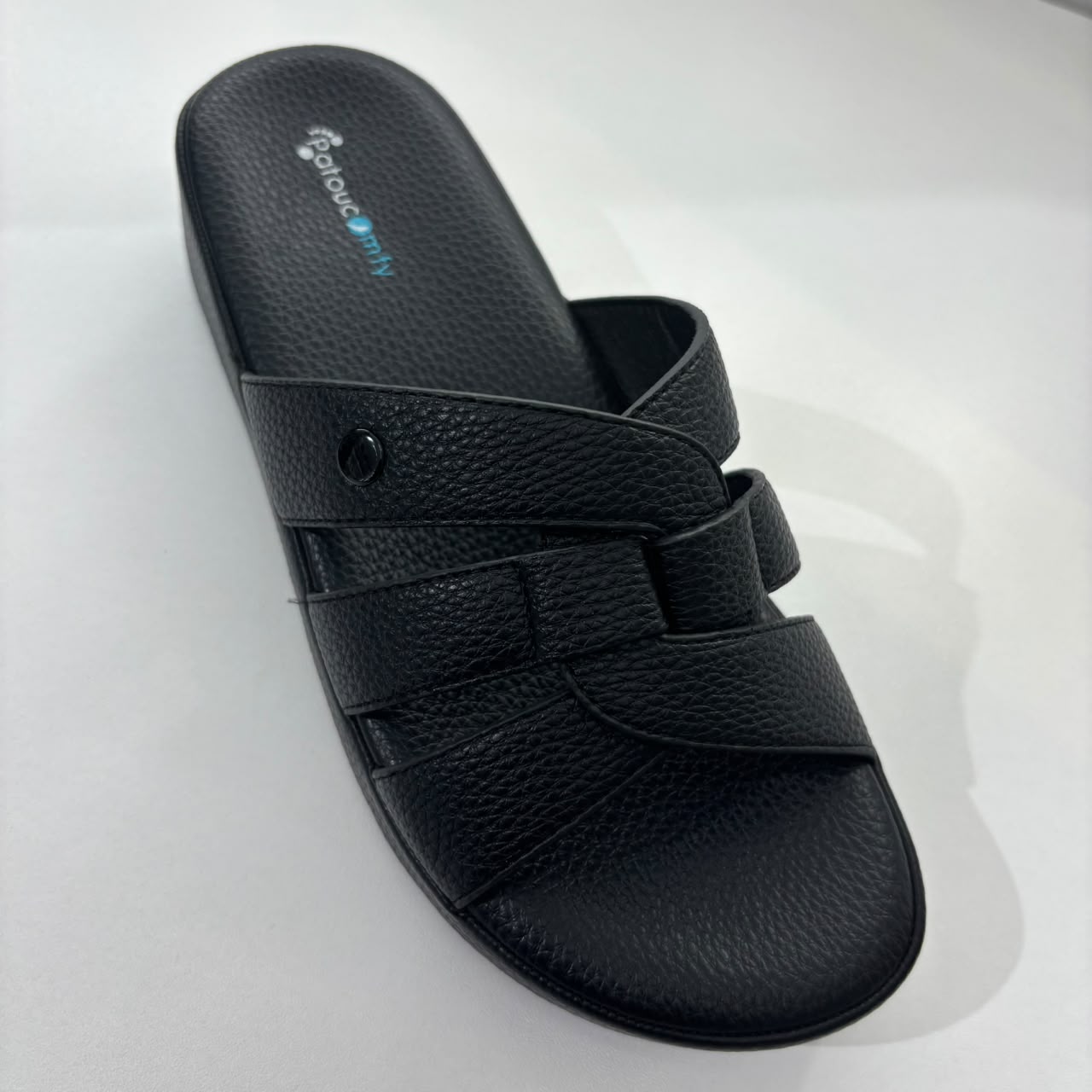 Interlocking Strap Comfort Slide