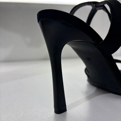 Minimal Ankle Strap Heel