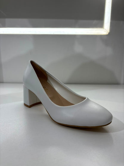 Classic Block Heel Pumps