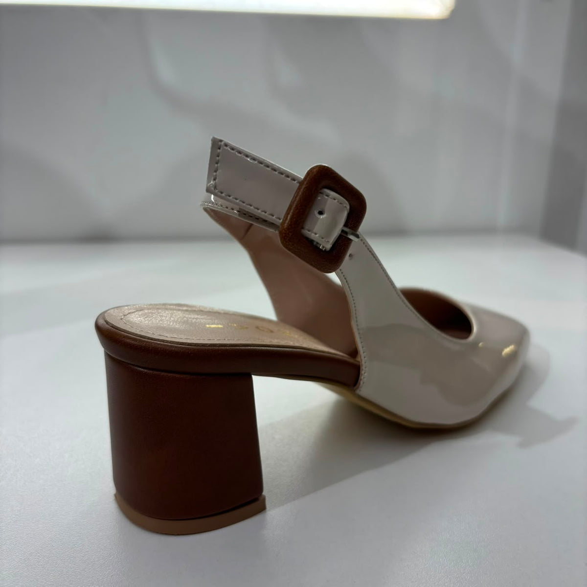 Patent Slingback Pump