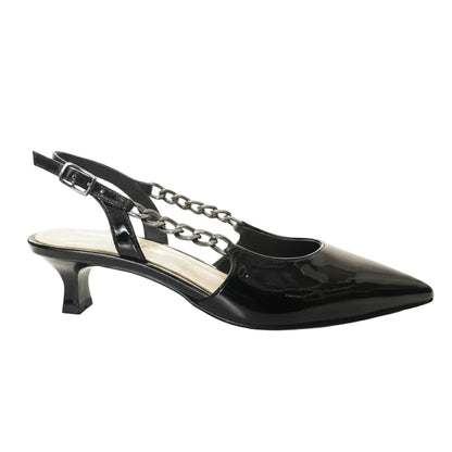 Patent Slingback Pointed Heel