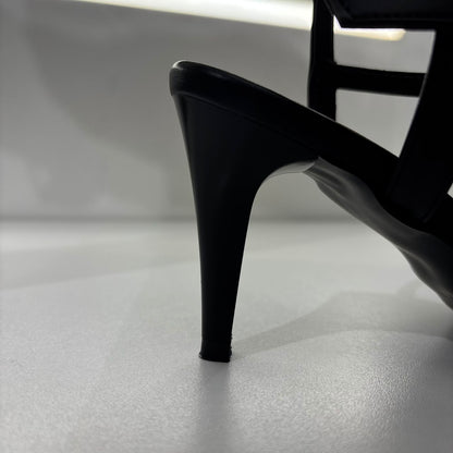 Elegant Lace Slingback Heels