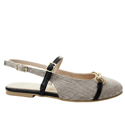 Horsebit Mary Jane Flat