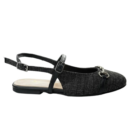 Horsebit Mary Jane Flat