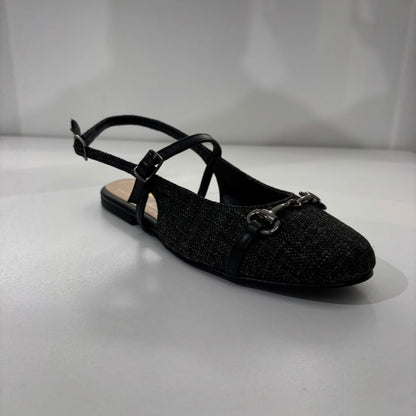 Horsebit Mary Jane Flat