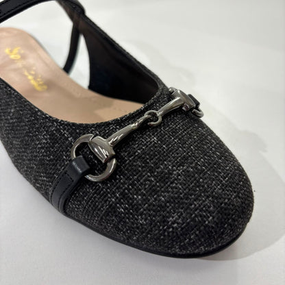Horsebit Mary Jane Flat