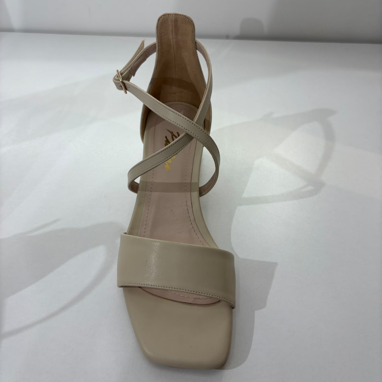 Patent Block Heel Strappy