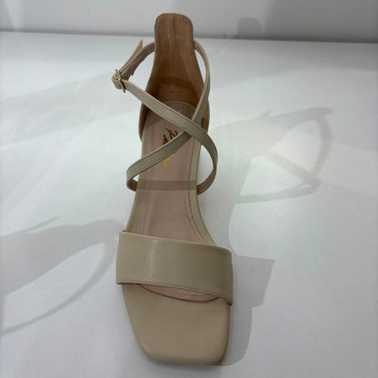 Patent Block Heel Strappy