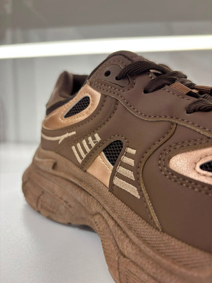 Mocha Stride Chunky Sneaker