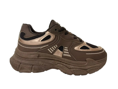 Mocha Stride Chunky Sneaker