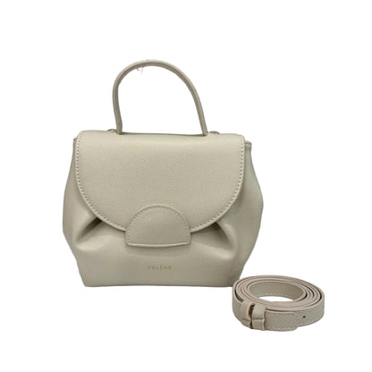 Structured Top-Handle Handbag with Adjustable Shoulder Strap