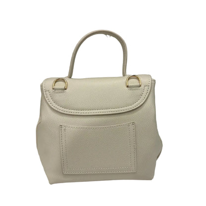Structured Top-Handle Handbag with Adjustable Shoulder Strap