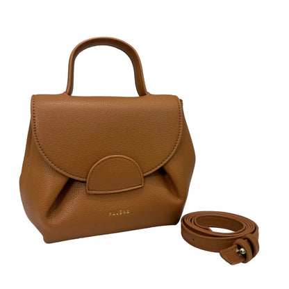 Structured Top-Handle Handbag with Adjustable Shoulder Strap