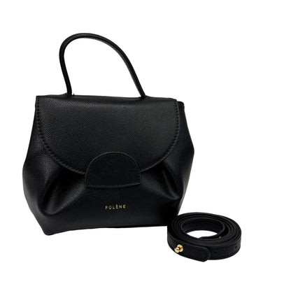 Structured Top-Handle Handbag with Adjustable Shoulder Strap
