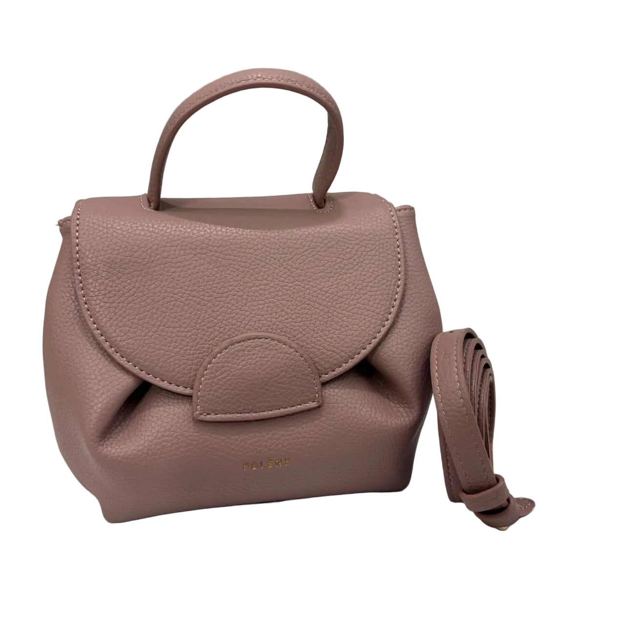 Structured Top-Handle Handbag with Adjustable Shoulder Strap