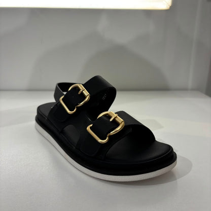 Double Buckle Comfort Sandal