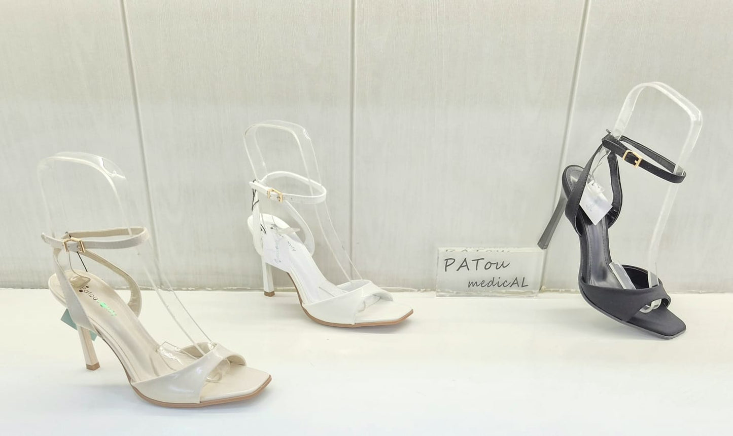 Minimal Ankle Strap Heel