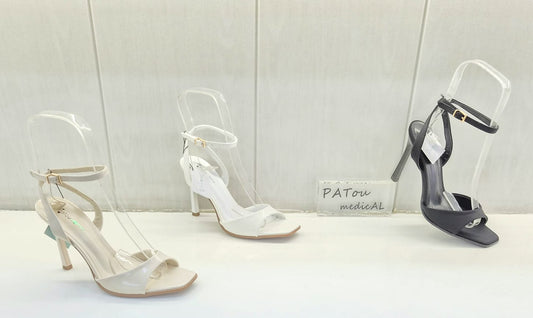 Minimal Ankle Strap Heel