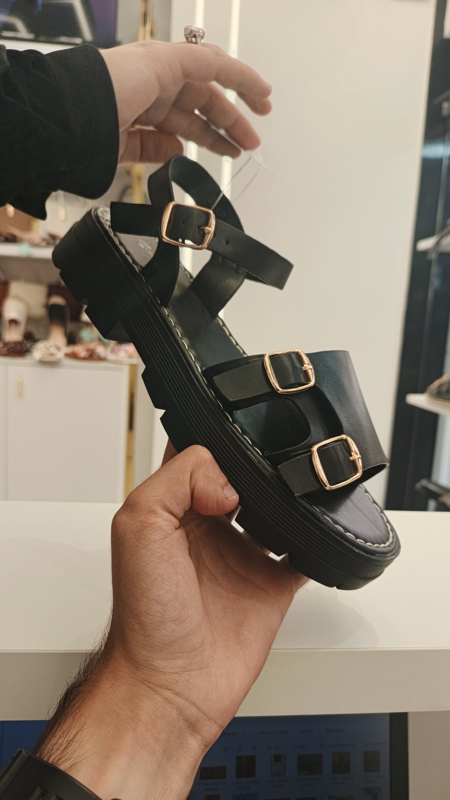 Triple Buckle Trek Sandal