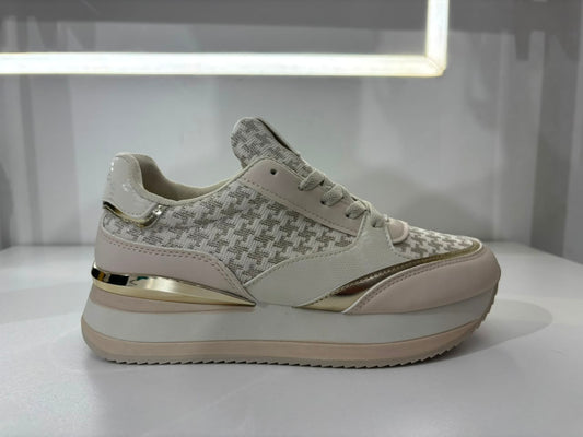 Pattern Platform Sneakers