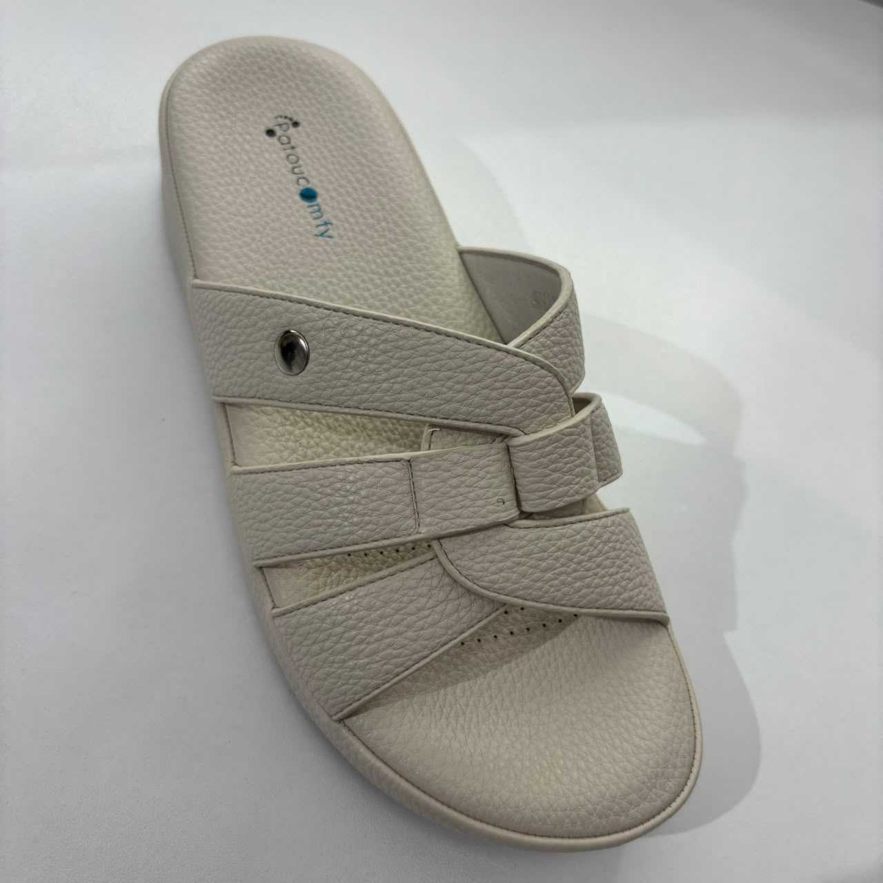 Interlocking Strap Comfort Slide