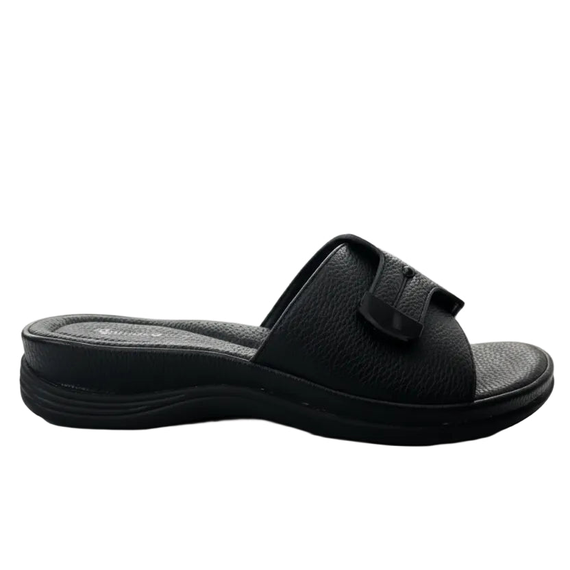 ComfortStride Metallic Buckle