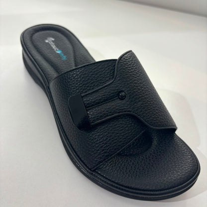 ComfortStride Metallic Buckle