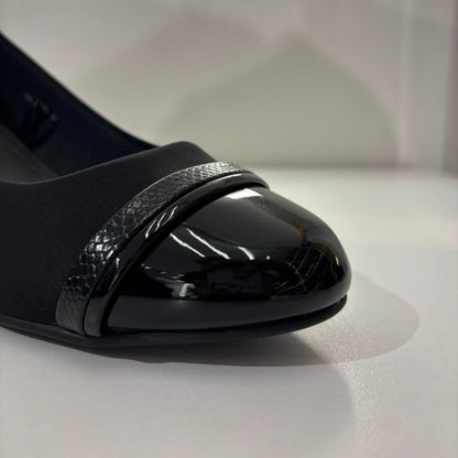 Classic Cap-Toe Block Heel Pumps