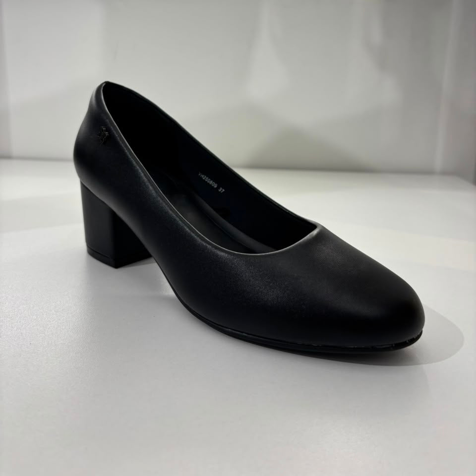 Classic Block Heel Pumps